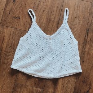 crochet cropped tank